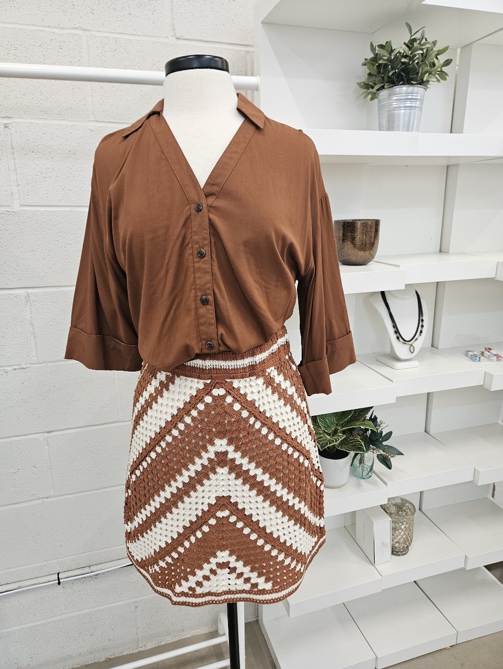 Chevron Crochet Skirt